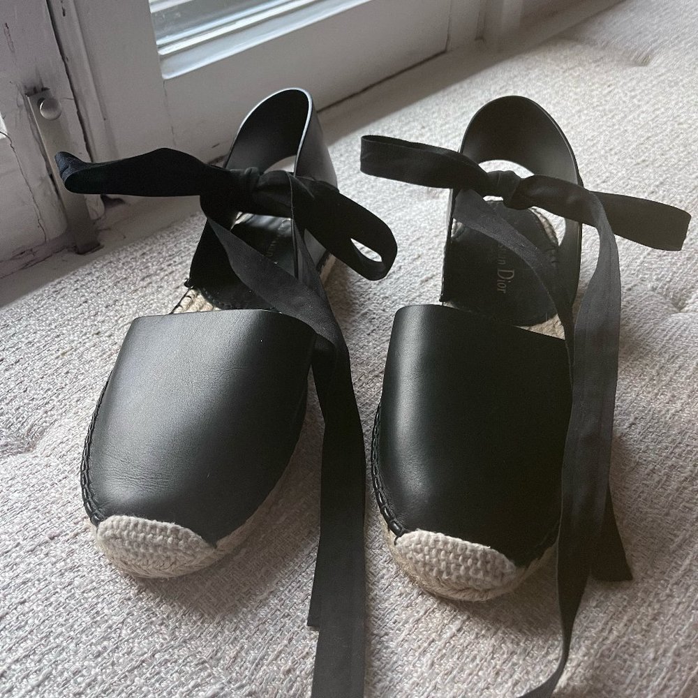 Black Ballet Dior Espadrilles